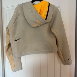 Nike Waffle Knit Jacket - Gray and Yellow